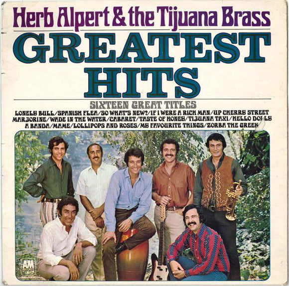 Herb Alpert & The Tijuana Brass - Greatest Hits - Sixteen Great Titles (LP, Comp, RE)