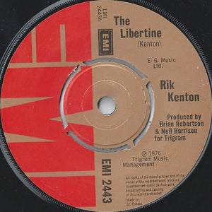 Rik Kenton - The Libertine (7", Single)
