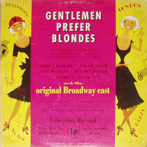 Carol Channing, Yvonne Adair, Jack McCauley, Eric Brotherson, George S. Irving - Gentlemen Prefer Blondes (Original Broadway Cast) (LP, Album)