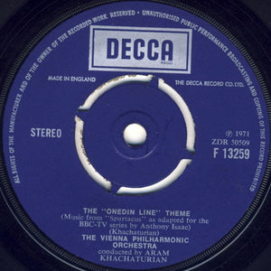 The Vienna Philharmonic Orchestra* - The "Onedin Line" Theme (7")