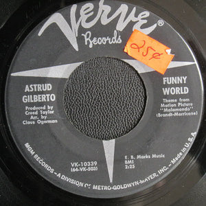 Astrud Gilberto - Funny World / Who Can I Turn To (7")