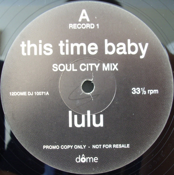 Lulu - This Time Baby / How 'Bout Us (2x12