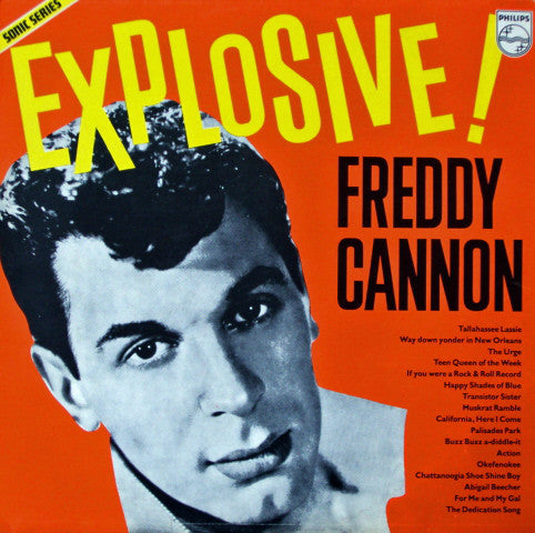 Freddy Cannon - The Explosive Freddy Cannon (LP, Comp, RE)