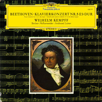 Beethoven* – Wilhelm Kempff, Berliner Philharmoniker · Ferdinand Leitner - Klavierkonzert Nr. 5 Es-dur (LP, RP)