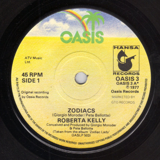 Roberta Kelly - Zodiacs (7", Single)