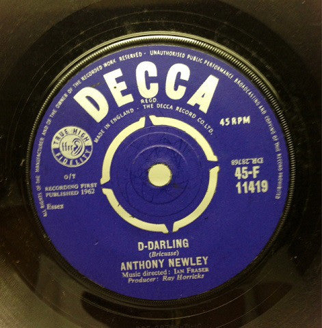 Anthony Newley - D-Darling / I'll Walk Beside You (7