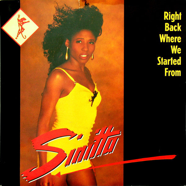 Sinitta - Right Back Where We Started From (7", Single)