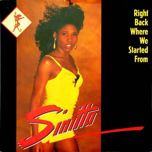 Sinitta - Right Back Where We Started From (7", Single)