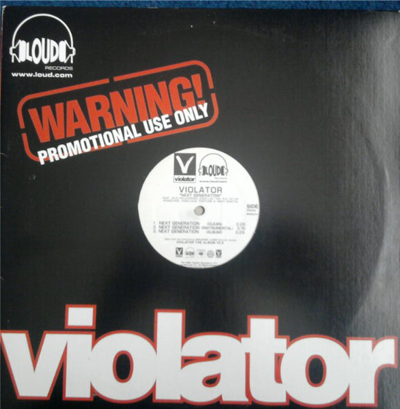 Violator (3) - Next Generation / Livin The Life (12