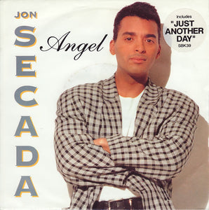Jon Secada - Angel  (7", Single, Sil)