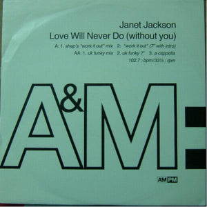 Janet Jackson - Love Will Never Do (Without You) (12", Maxi, Promo)