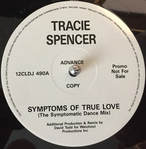 Tracie Spencer - Symtoms Of True Love (12", Promo)