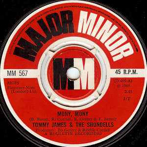 Tommy James & The Shondells - Mony, Mony (7", Single)