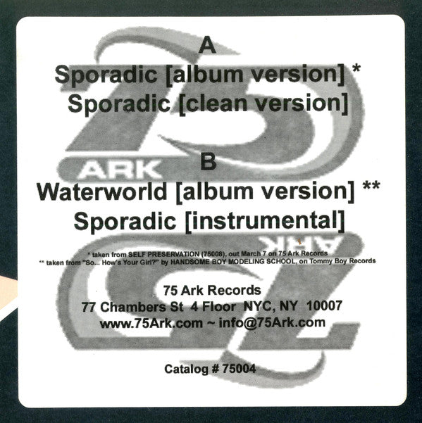 Encore - Sporadic (12")
