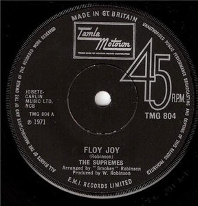 The Supremes - Floy Joy (7", Single, Sol)