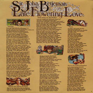 Sir John Betjeman* - Late Flowering Love (LP, Sma)