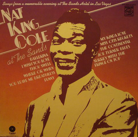 Nat King Cole - At The Sands (LP, Album, RE)