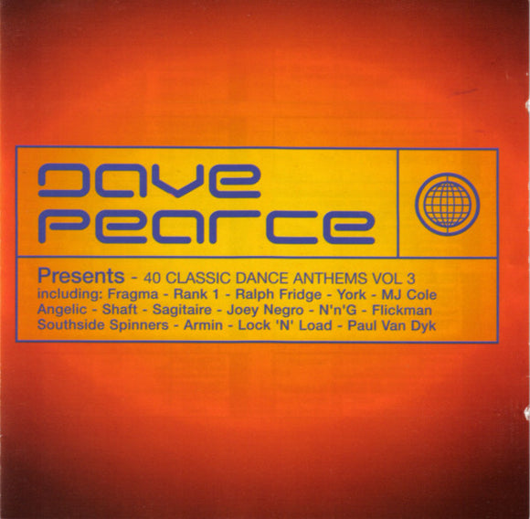 Dave Pearce - 40 Classic Dance Anthems Vol 3 (2xCD, Comp)