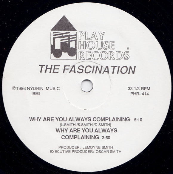 The Fascination - Why Are You Always Complaining (12