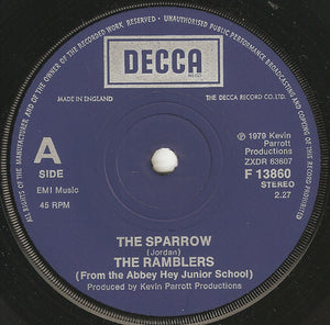 The Ramblers (From The Abbey Hey Junior School) - The Sparrow (7", Single)