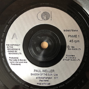 Paul Weller - Shadow Of The Sun (Live At Wolverhampton) (7", Single, DFI)