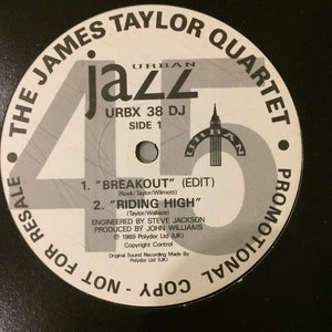 The James Taylor Quartet - Break Out (12", Single, Promo)