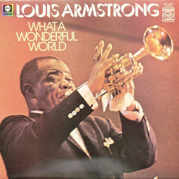 Louis Armstrong - What A Wonderful World (LP, Album, RE)