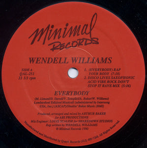 Wendell Williams - Everybody (12")