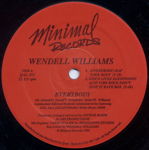 Wendell Williams - Everybody (12