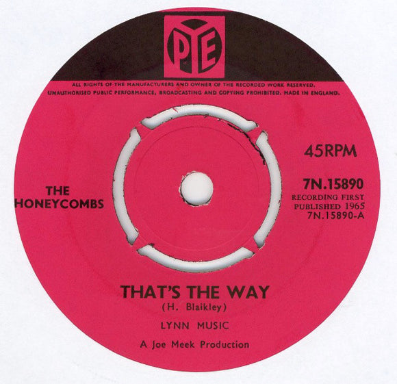 The Honeycombs - That's The Way  (7