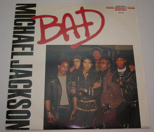 Michael Jackson - Bad (12", Ltd, Red)