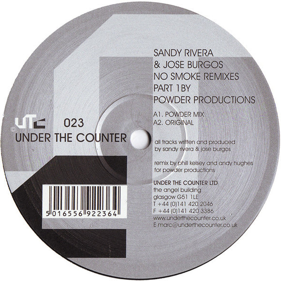 Sandy Rivera & Jose Burgos - No Smoke Remixes Part 1 (12