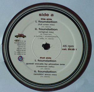 Beenie Man & The Taxi Gang - Foundation (12")