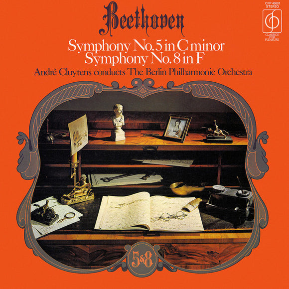 Beethoven*, André Cluytens Conducts The Berlin Philharmonic Orchestra* - Symphony No. 5 In C Minor, Symphony No. 8 In F (LP)