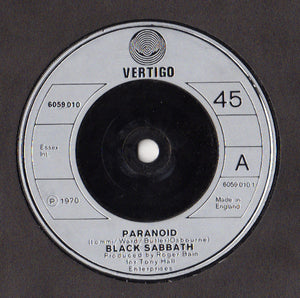 Black Sabbath - Paranoid (7", RE)