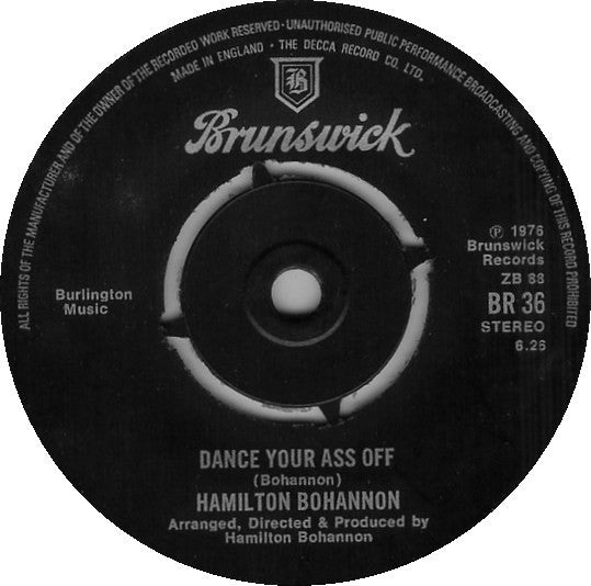 Bohannon* - Dance Your Ass Off (7