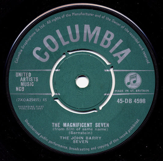 The John Barry Seven - The Magnificent Seven (7", Single)