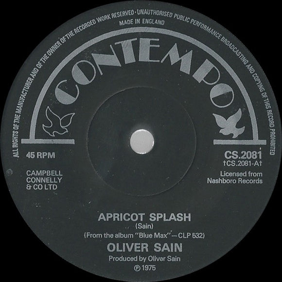 Oliver Sain - Apricot Splash (7