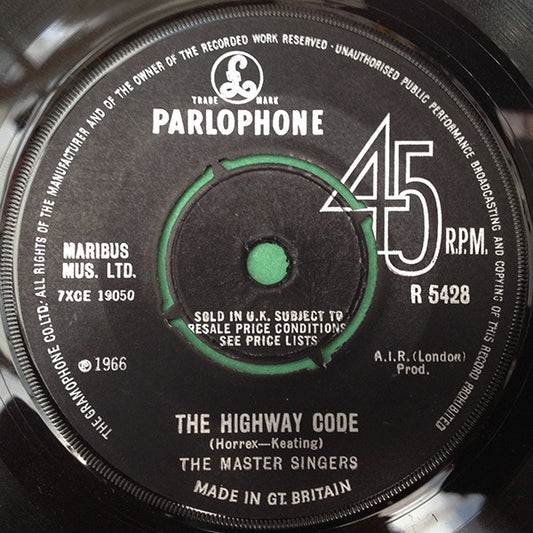 The Master Singers - The Highway Code (7", Single)