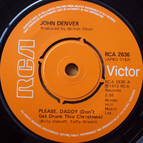John Denver - Please, Daddy (Don't Get Drunk This Christmas) (7")