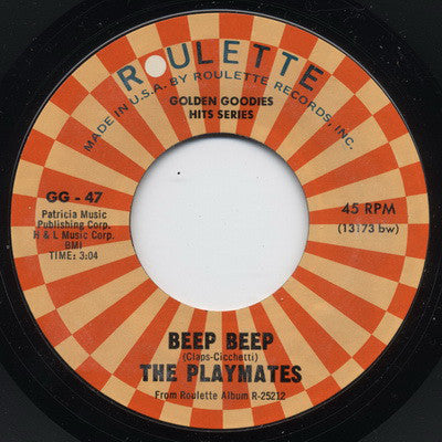 The Playmates - Beep Beep / What Is Love? (7", RE)