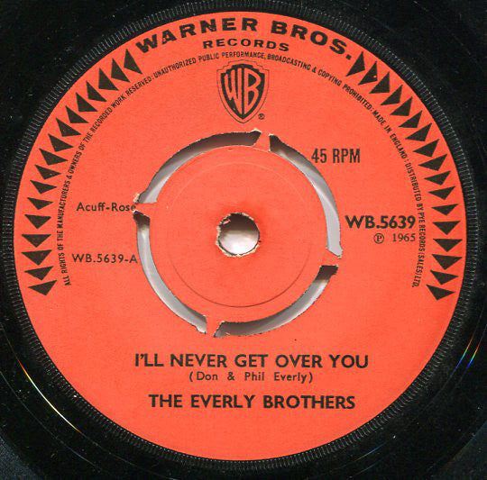 The Everly Brothers* - I'll Never Get Over You (7