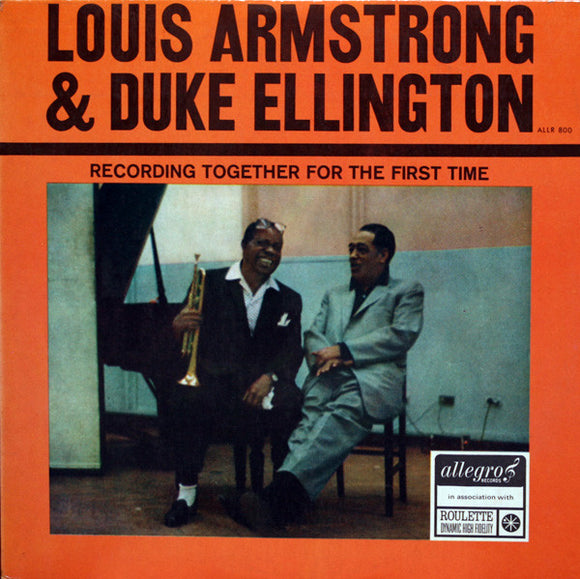 Louis Armstrong & Duke Ellington - Recording Together For The First Time (LP, Album, RE)