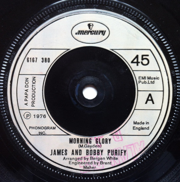 James And Bobby Purify* - Morning Glory  (7", Single)