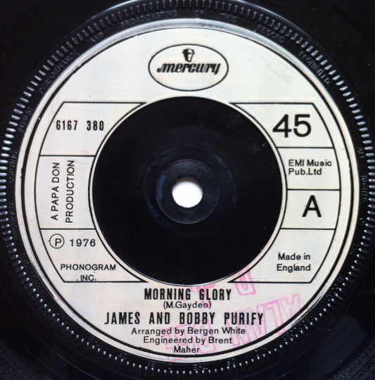 James And Bobby Purify* - Morning Glory  (7", Single)