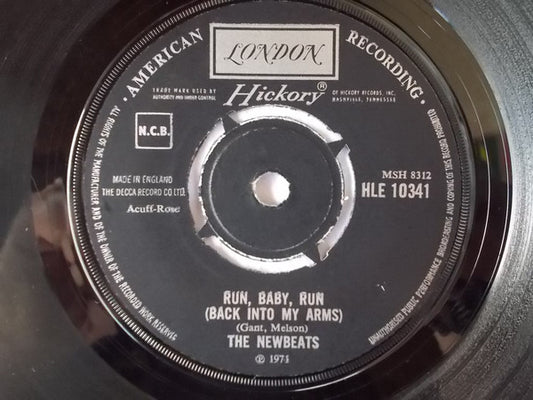 The Newbeats - Run, Baby, Run (Back Into My Arms) (7", Single)