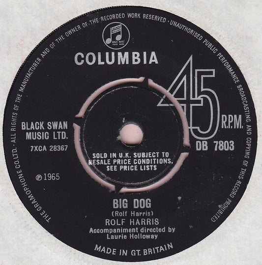 Rolf Harris - Big Dog (7")