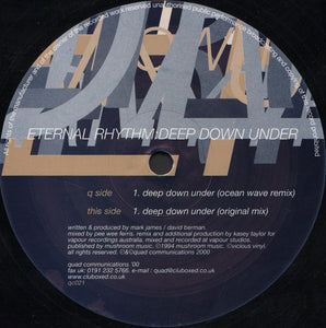 Eternal Rhythm - Deep Down Under (12")