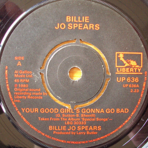 Billie Jo Spears - Your Good Girl's Gonna Go Bad (7