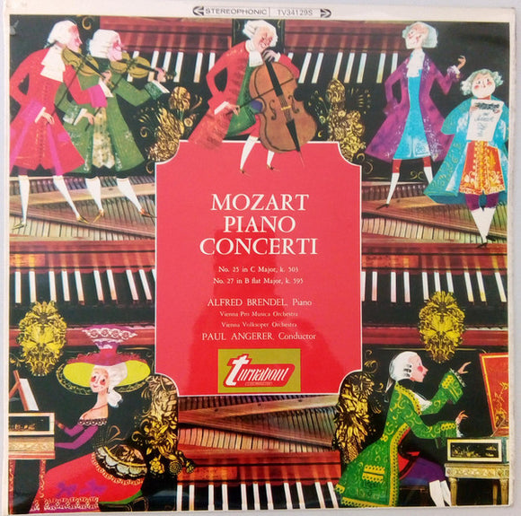 Mozart*, Alfred Brendel, Paul Angerer - Piano Concerti (LP)